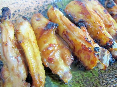 鶏スペアリブの大蒜醤油焼き